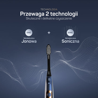 Zbliżenie na główkę TESLA Premium matowy granat z technologią jonową