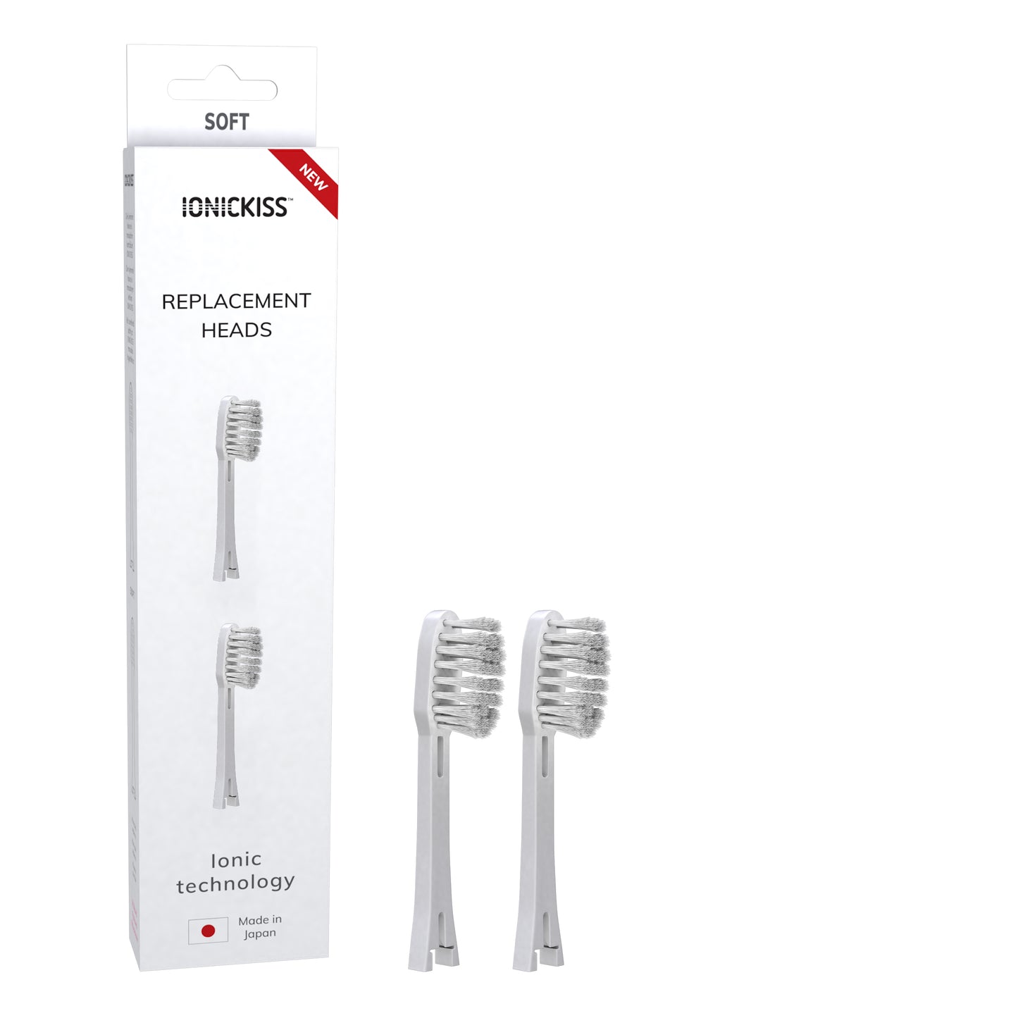 2 Wymienne końcówki Premium - Biała